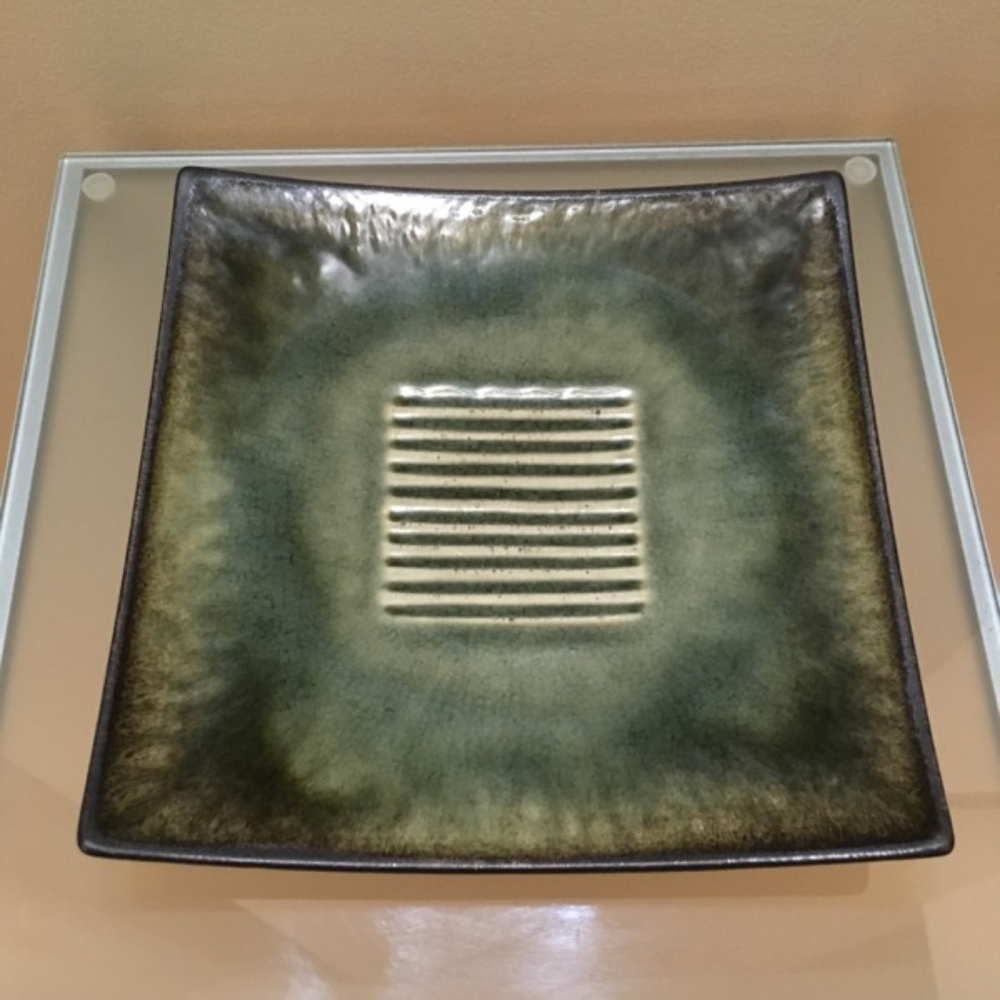 Jars Samoa Vert Dinner plate - Picture 1 of 5